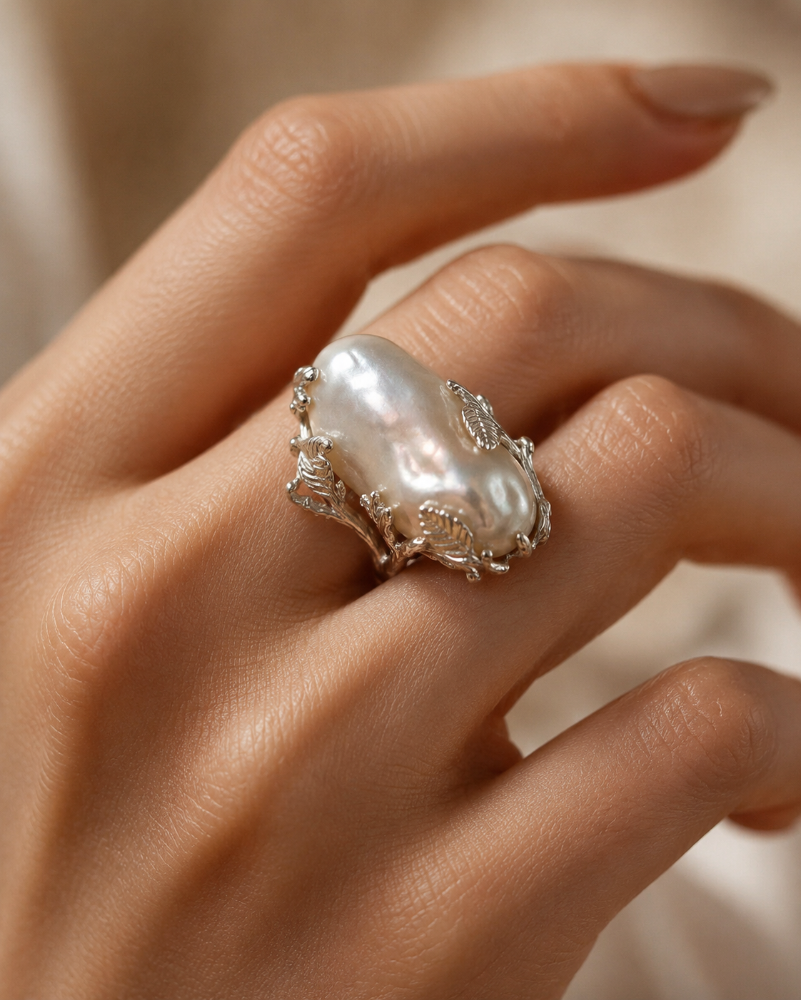 Murano glass ring styling